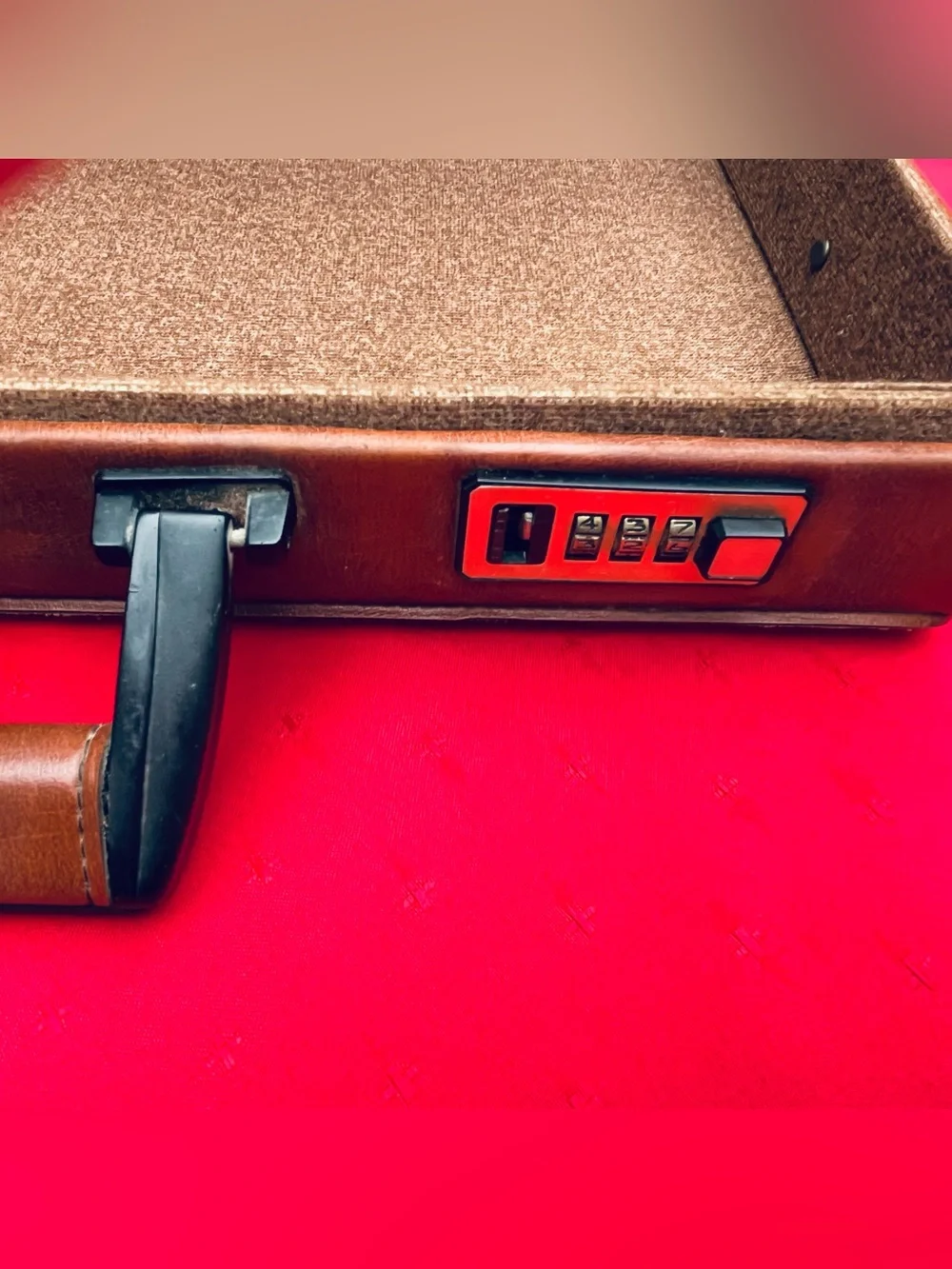 Authentic Emilio Pucci Leather Vintage Briefcase